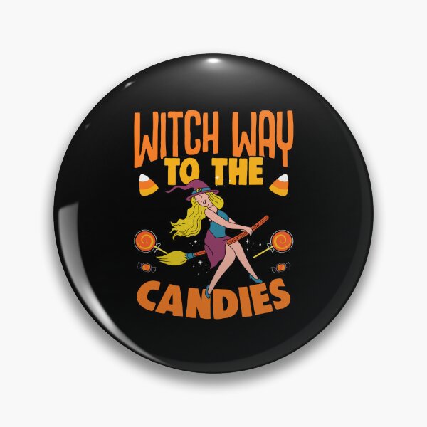 Item preview, Witch Way To The Candy Funny Trick Or Treat Halloween Party designed and sold by Nessshirts.