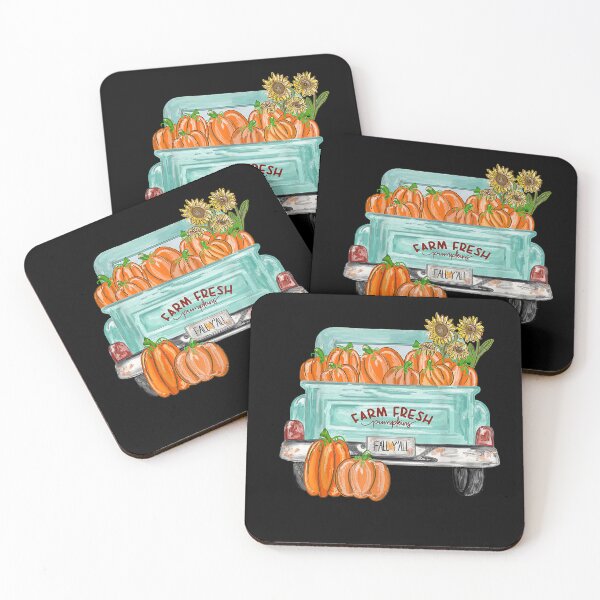 Item preview, Fall Y39;all Truck Pumpkin Suower Autumn Fall Thanksgiving T-Shirt designed and sold by BahrkeQuartz.