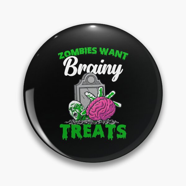 Item preview, Spooky Halloween Zombie For Trick Or Treat Brainy Treat Fans designed and sold by Nessshirts.
