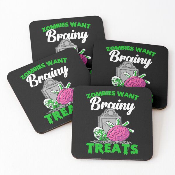 Item preview, Spooky Halloween Zombie For Trick Or Treat Brainy Treat Fans designed and sold by Nessshirts.