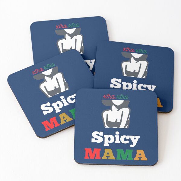 Item preview, extra spicy mama, sexi woman hot silhouette red hot chilli pepper     designed and sold by rizapeker1.