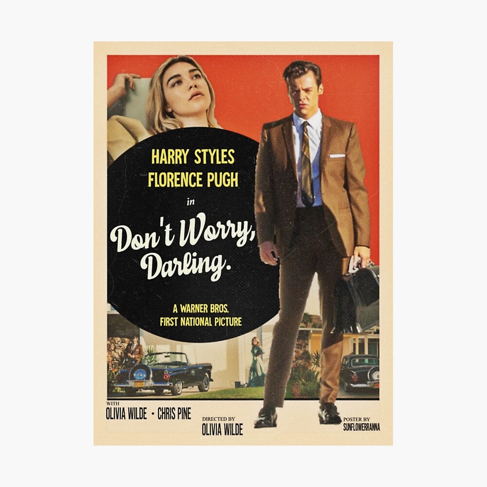 Harry Styles 1950s Inspired Poster digital Print 