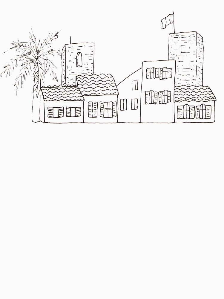 Antibes - Sketch of the old town by mirunasfia