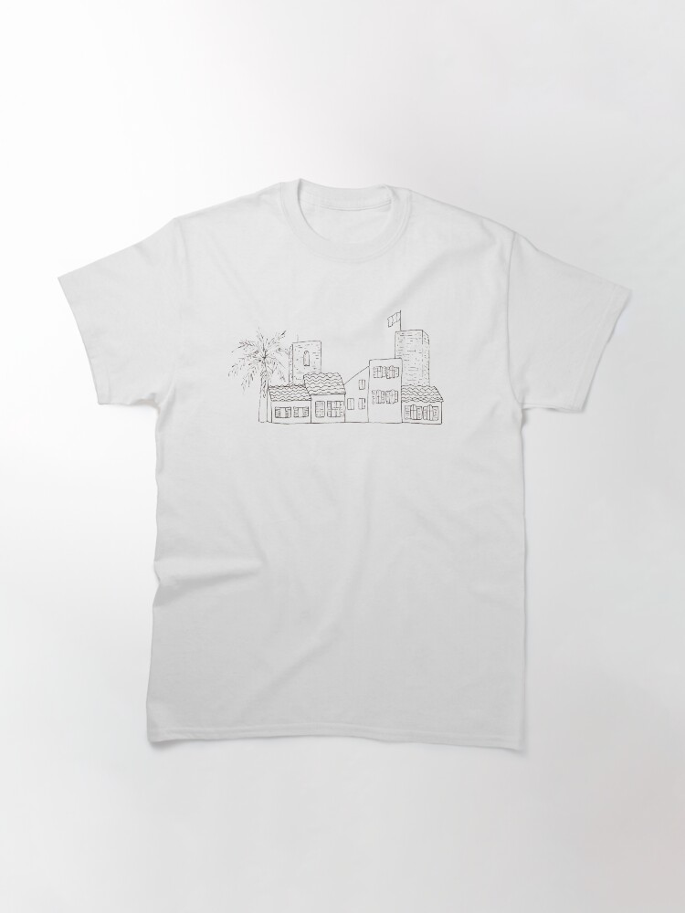 Alternate view of Antibes - Sketch of the old town Classic T-Shirt