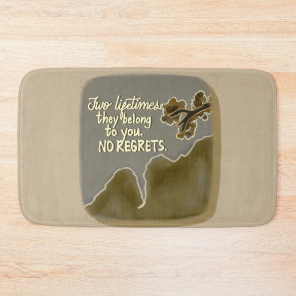 Item preview, Two lifetimes, they belong to you. No regrets. - Erha/2ha quote designed and sold by paperlynx.
