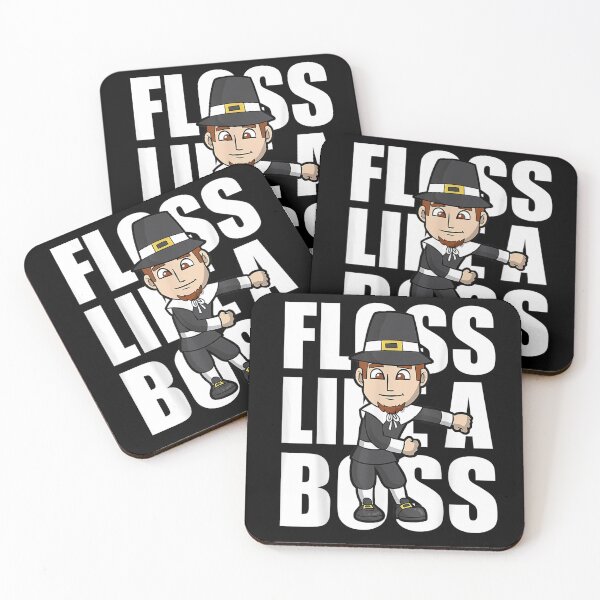 Item preview, Floss Like A Boss Pilgrim T-Shirt Thanksgiving Kids T-Shirt designed and sold by BahrkeQuartz.