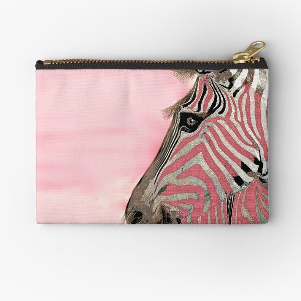 Item preview, Zebra Pink and White Abstract designed and sold by Overthetopsm.