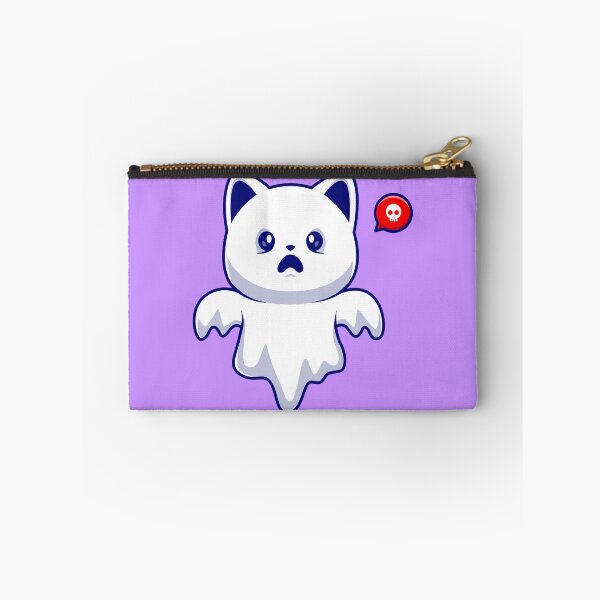 Item preview, cute ghost cat designed and sold by OmkvO.