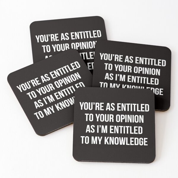 Item preview, Your opinion designed and sold by Slogans4u.