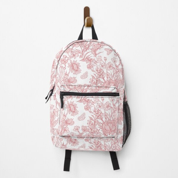 Item preview, Monochrome Pink Flower Pattern designed and sold by H3rron-Arts.