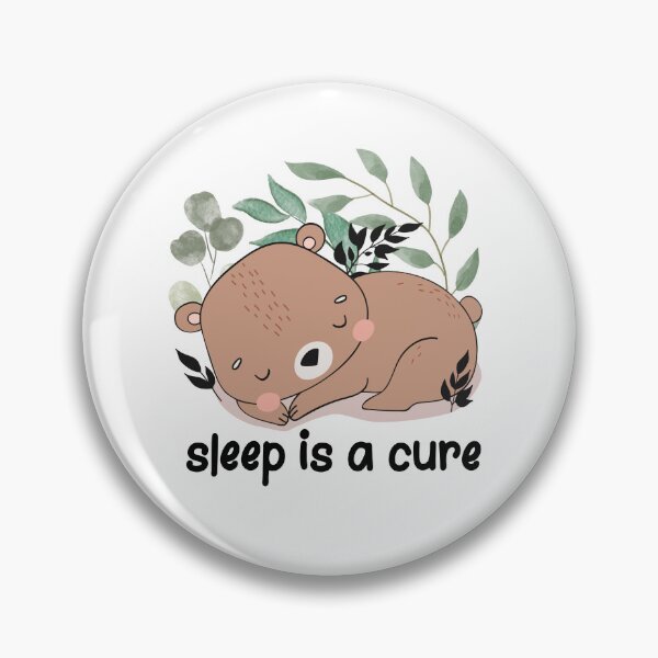 Item preview, Sleep is a cure. designed and sold by Tiny-Love ⭐⭐⭐⭐⭐.