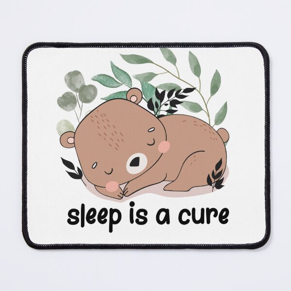 Item preview, Sleep is a cure. designed and sold by Tiny-Love ⭐⭐⭐⭐⭐.