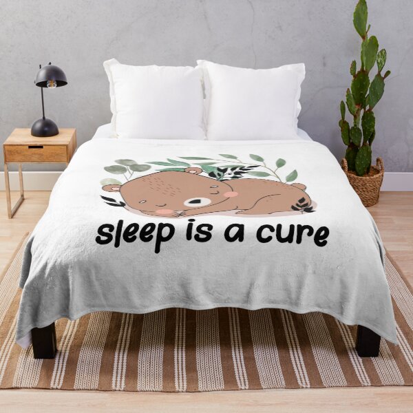 Item preview, Sleep is a cure. designed and sold by Tiny-Love ⭐⭐⭐⭐⭐.