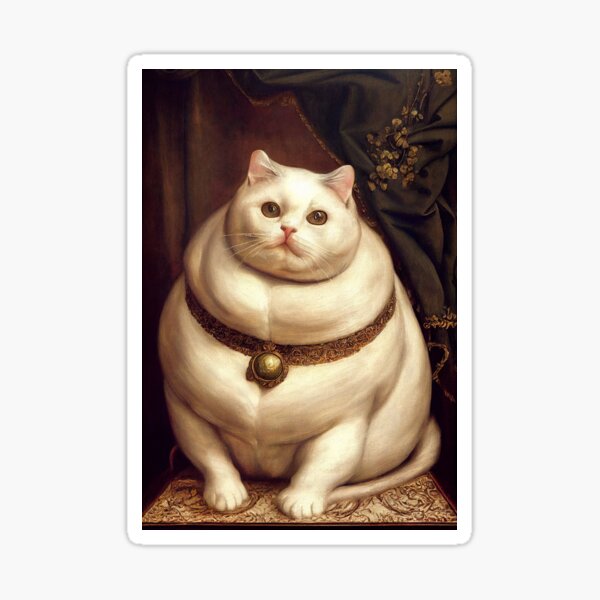 Item preview, Fat Cat designed and sold by ladarkepoque.