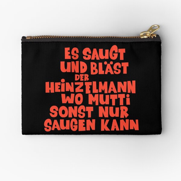 Es Saugt Und Bläst Der Heinzelmann Original "Loriot - Es saugt und bläst der Heinzelmann" Täschchen von Boogosh