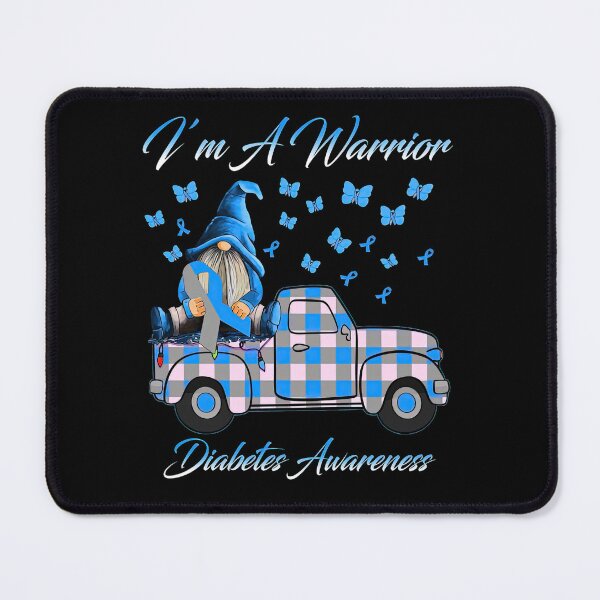 Item preview, Truck Gnomes I’m A Warrior Diabetes Awareness designed and sold by heckforddewey.