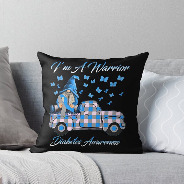 Item preview, Truck Gnomes I’m A Warrior Diabetes Awareness designed and sold by heckforddewey.