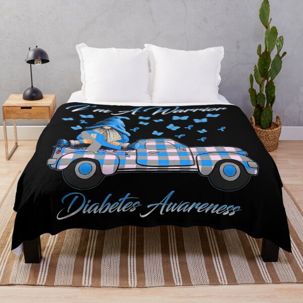 Item preview, Truck Gnomes I’m A Warrior Diabetes Awareness designed and sold by heckforddewey.