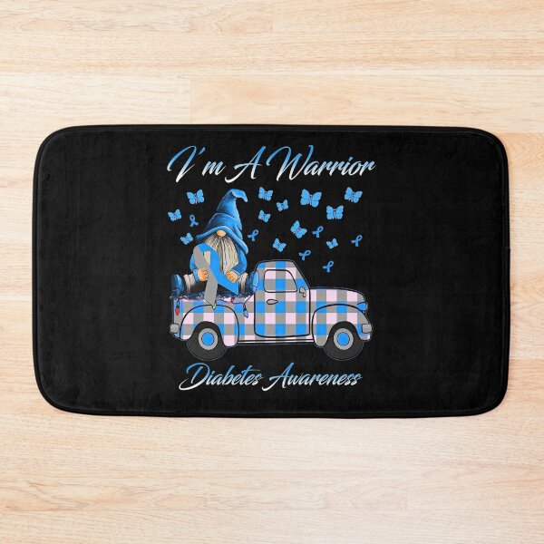 Item preview, Truck Gnomes I’m A Warrior Diabetes Awareness designed and sold by heckforddewey.