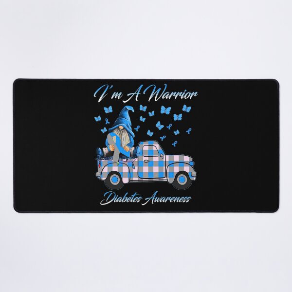 Item preview, Truck Gnomes I’m A Warrior Diabetes Awareness designed and sold by heckforddewey.