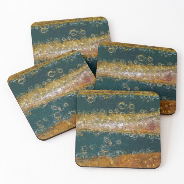 Item preview, Underwater Gold Bubbles  designed and sold by werdantem.