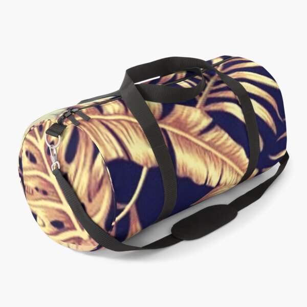 Item preview, Golden leaf with hibiscus flowers designed and sold by sweetartnc.