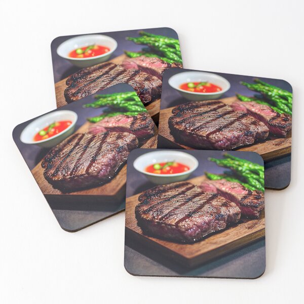 Item preview, Grilled Ribeye Steak Digital Artwork Painting designed and sold by creaitions.