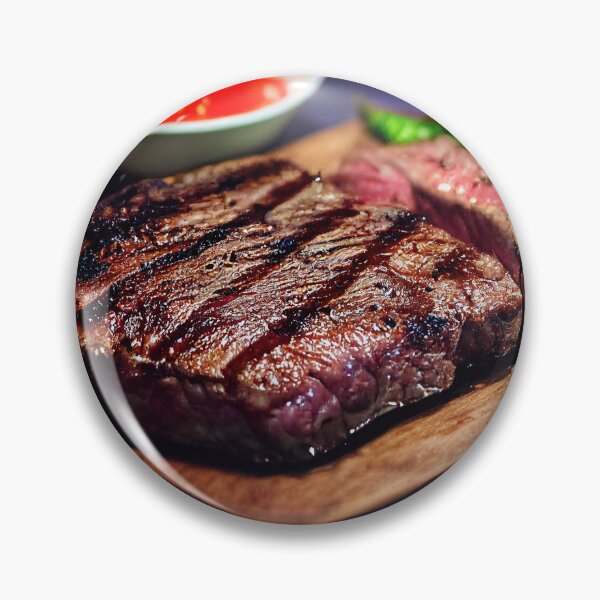 Item preview, Grilled Ribeye Steak Digital Artwork Painting designed and sold by creaitions.