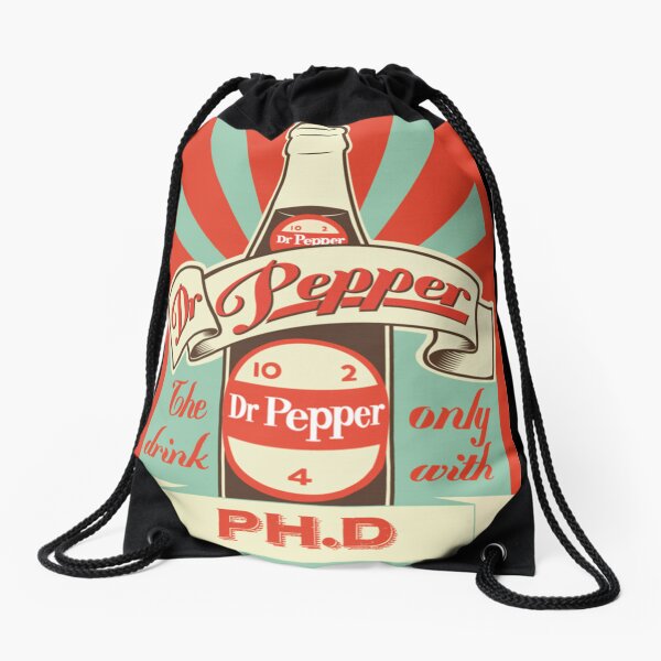 Dr. Pepper Vintage  Drawstring Bag