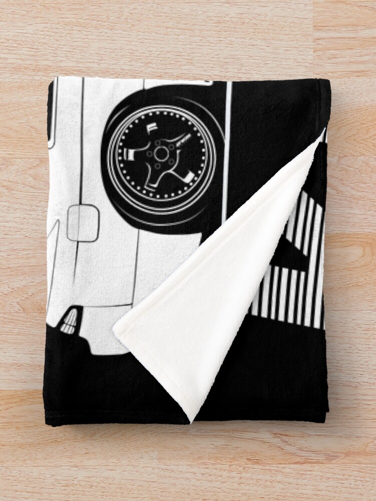 Alternate view of Nissan Silvia s14 Kouki Throw Blanket