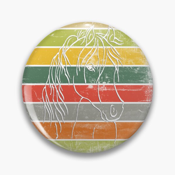 Item preview, Arab horse with retro vintage stripes designed and sold by Brownies22.