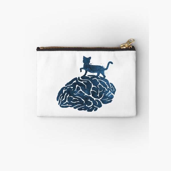 Item preview, A cat walking on a brain designed and sold by TheJollyMarten.