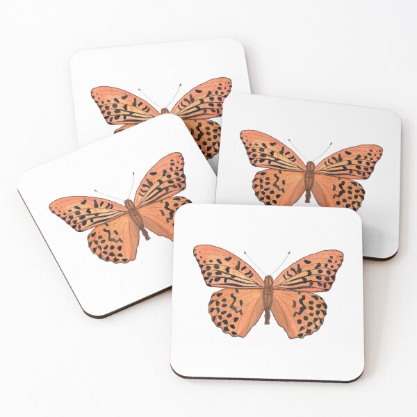 Item preview, watercolor fritillary butterfly designed and sold by sabine84.