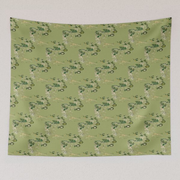 Item preview, Honeydew Melon Vine Botanical Art Pattern designed and sold by taiche.
