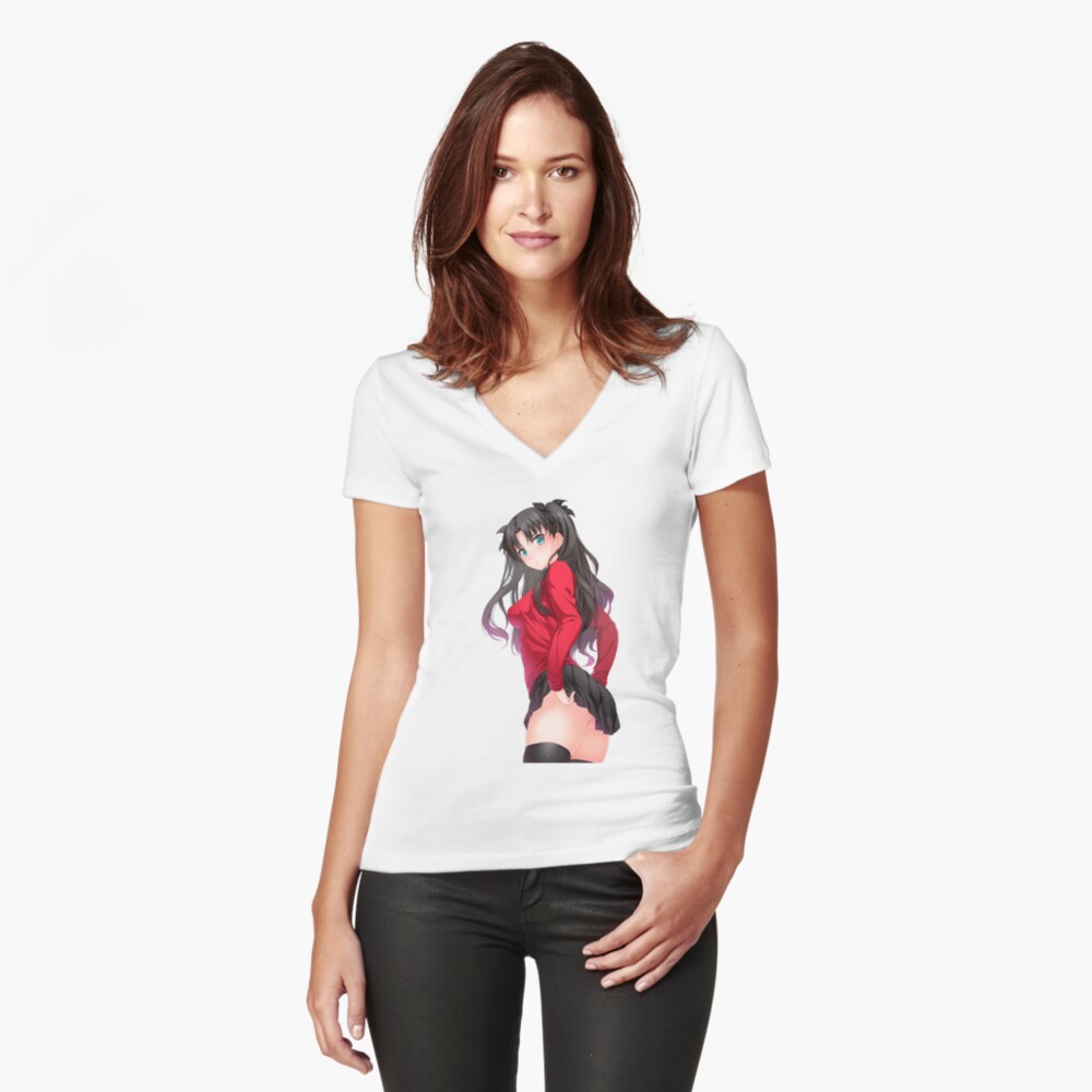Item preview, Fitted V-Neck T-Shirt designed and sold by BruceAdler.