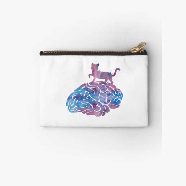 Item preview, A cat walking on a brain designed and sold by TheJollyMarten.