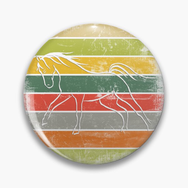 Item preview, Retro vintage stripe  cantering horse designed and sold by Brownies22.