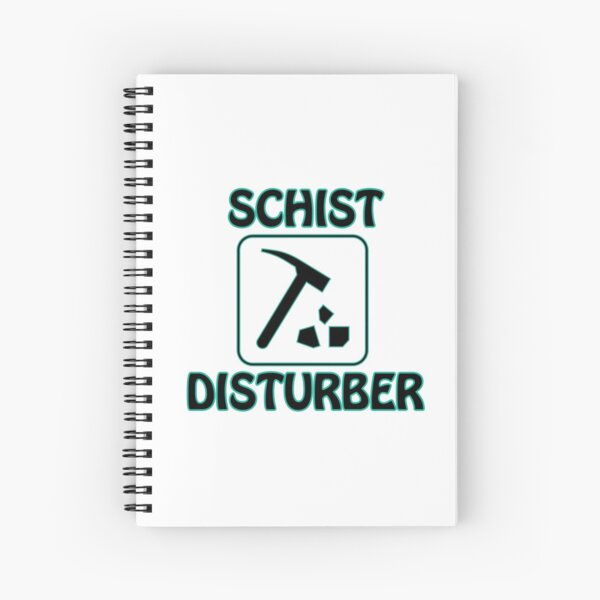 Schist Disturber Geology Spiral Notebook
