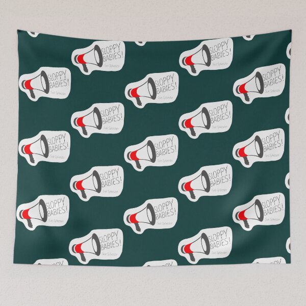 Aperçu de l'œuvre Sue Sylvester Sloppy Babies Mégaphone créée et vendue par PopularGiftss.