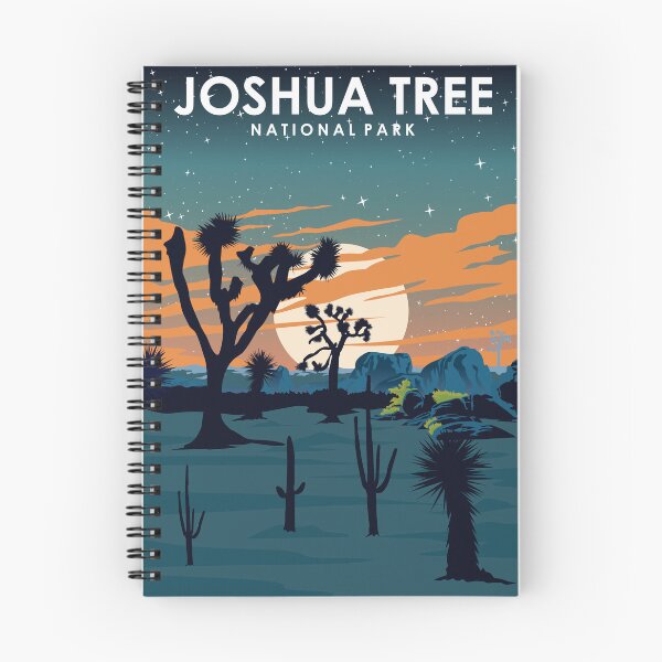 Item preview, Joshua Tree National Park at Night Vintage Minimal Travel Poster designed and sold by Stadify.