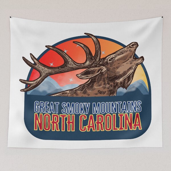 Item preview, Great Smoky Mountains | North Carolina | Black Bear designed and sold by State-Pride.