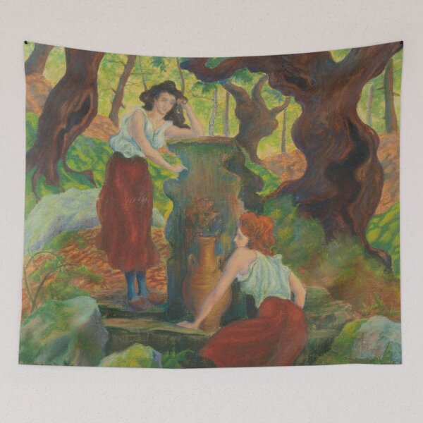 Artikelvorschau, Two women at the fountain by Paul Ranson entworfen und verkauft von RickE.