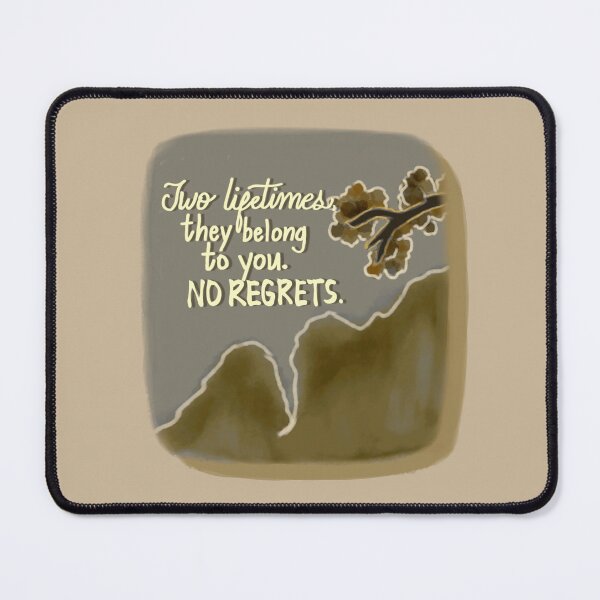 Item preview, Two lifetimes, they belong to you. No regrets. - Erha/2ha quote designed and sold by paperlynx.