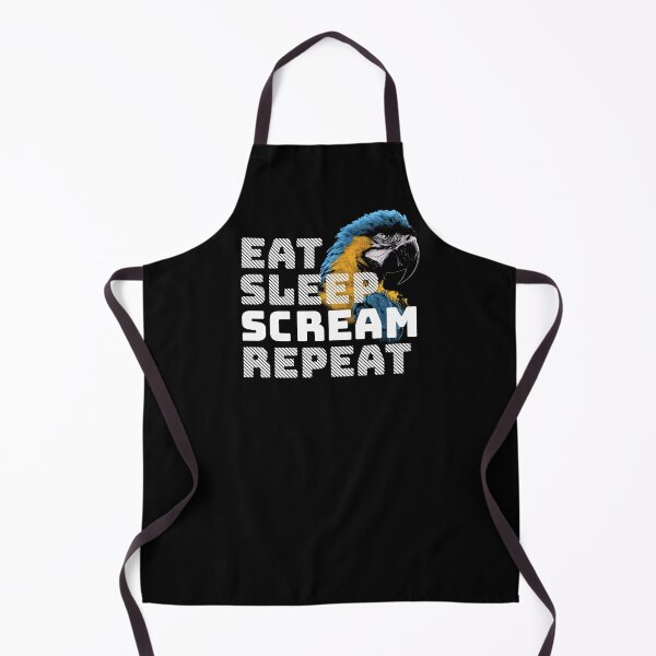 Item preview, Eat Sleep Scream Repeat Macaw Parrot designed and sold by Alienphysique.