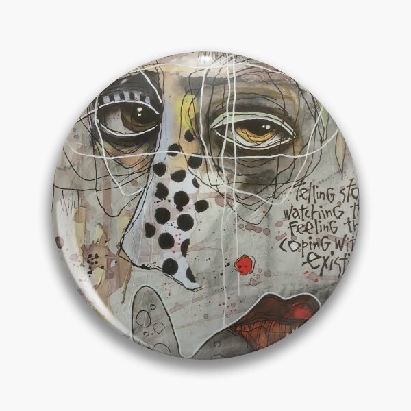 Item preview, The Peace Face Abstract Exhibition designed and sold by OnatahAlgonquin.