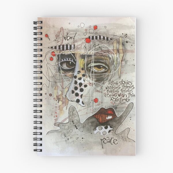 Item preview, The Peace Face Abstract Exhibition designed and sold by OnatahAlgonquin.