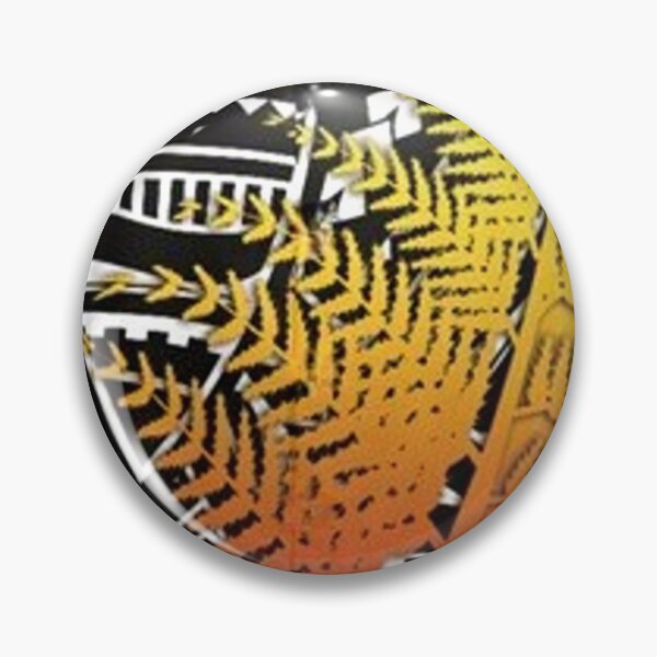 Item preview, fern with a black and white pattern designed and sold by sweetartnc.
