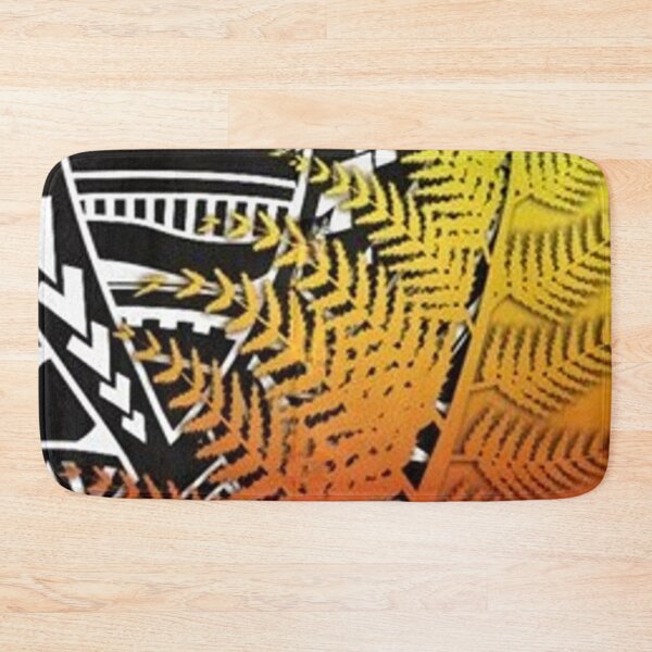Item preview, fern with a black and white pattern designed and sold by sweetartnc.