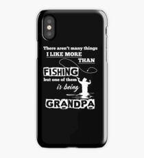 Fishing grandpa funny T-shirt iPhone Case/Skin