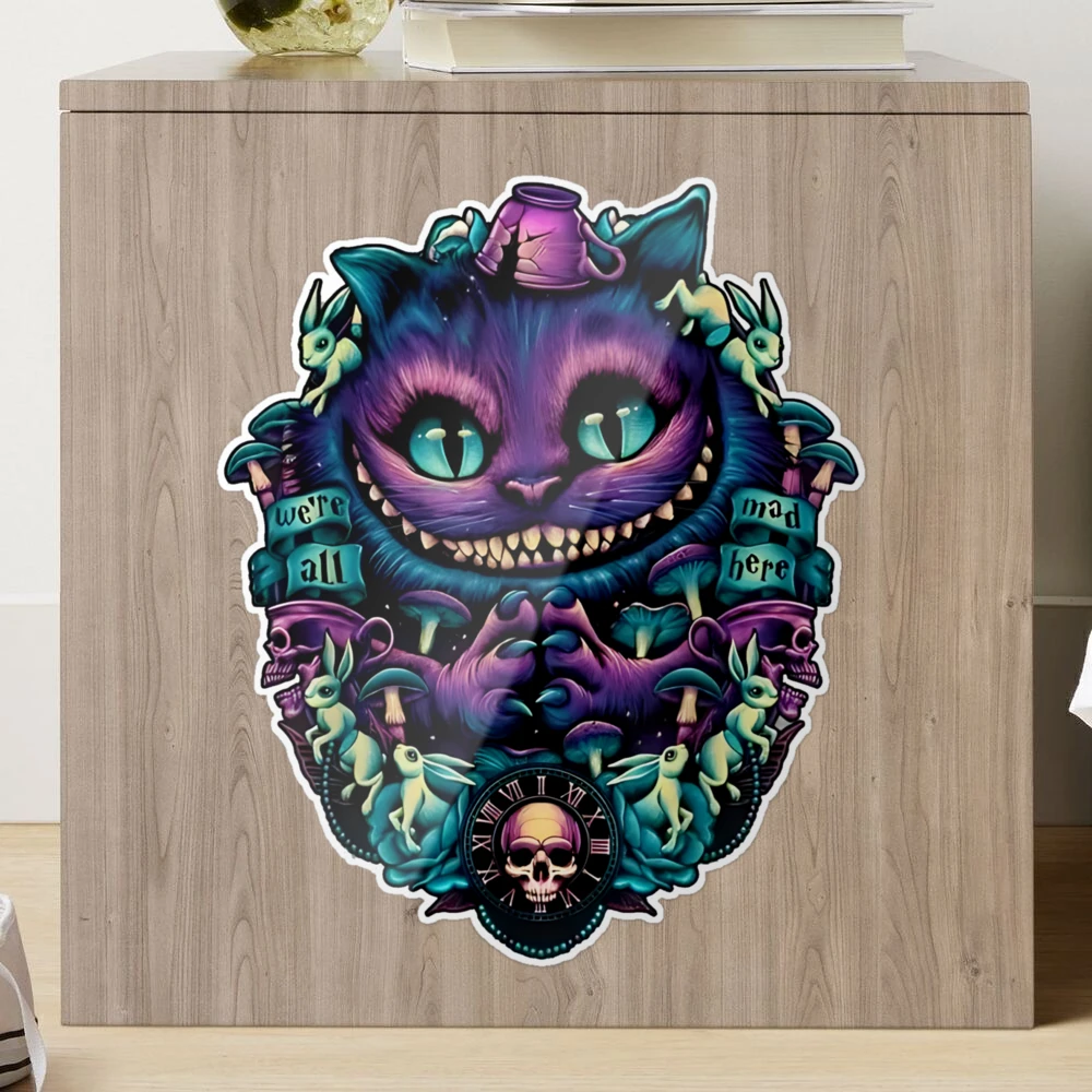 Cheshire Cat, Alice In Wonderland Wall Art, Engraved Cheshire Cat Wall –  Forgotten Engravings